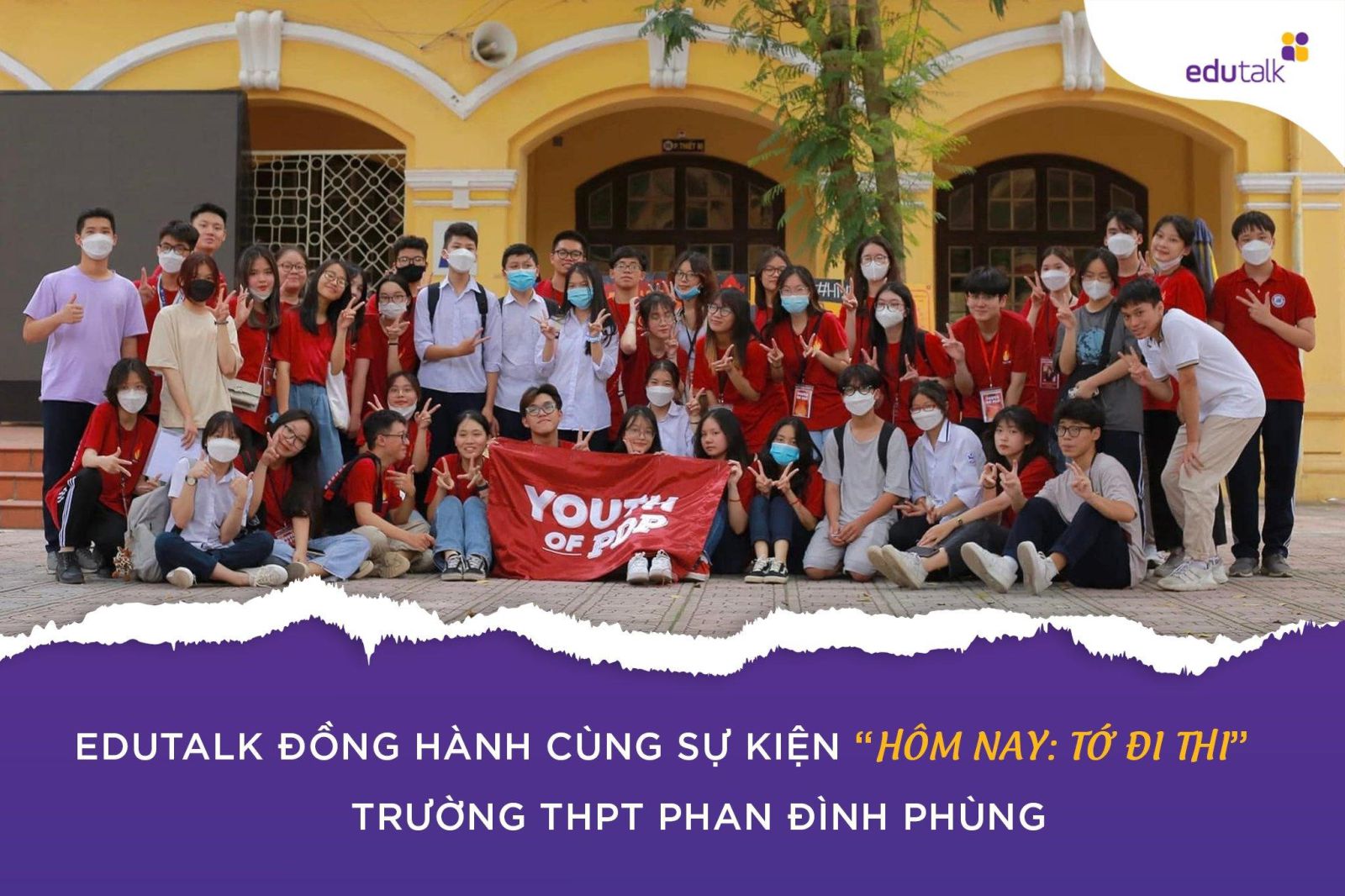  Edutalk là nhà tài trợ cho rất nhiều chương trình các trường Đại học và THPT